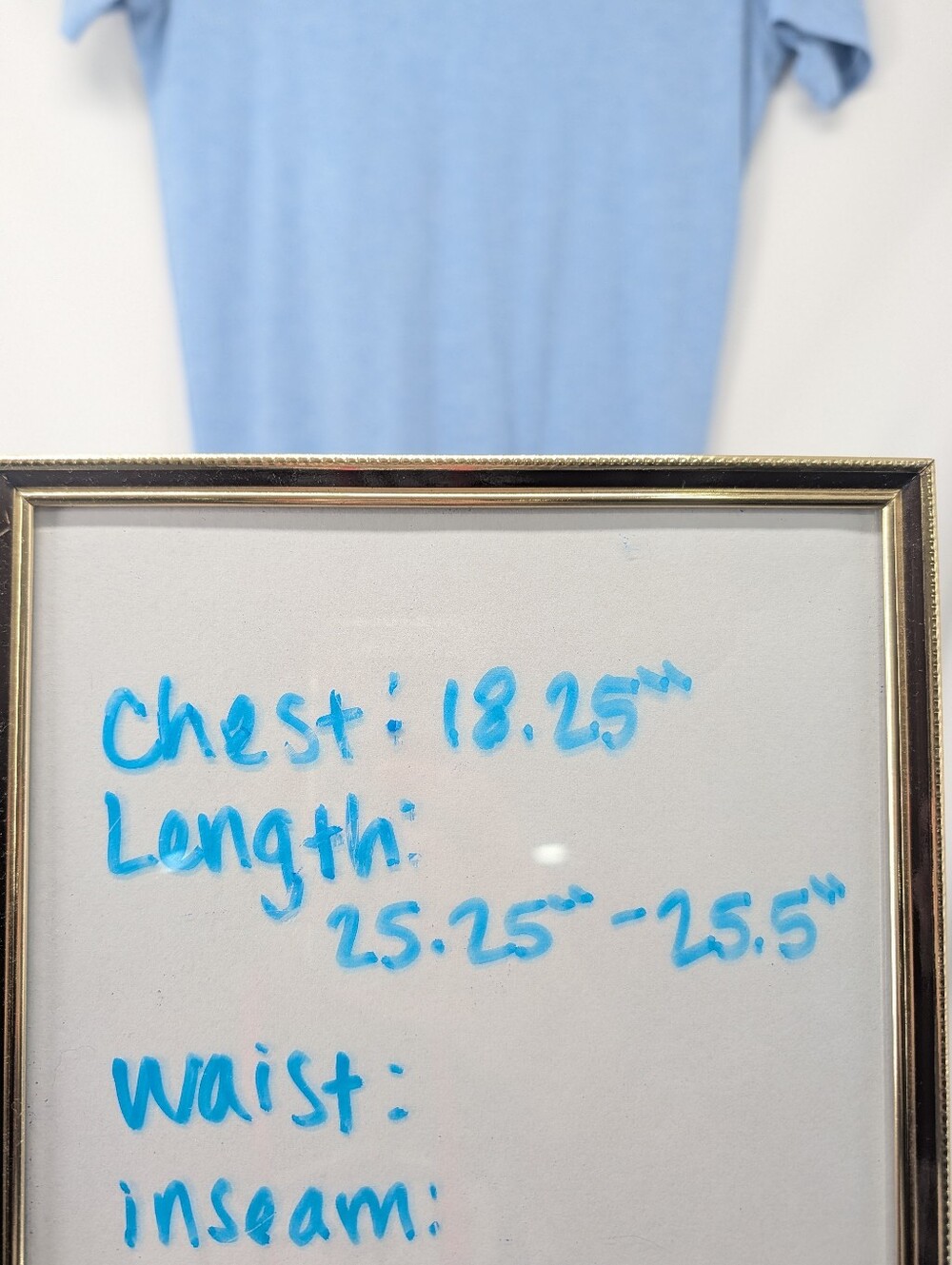3/$20 Raffi Light Blue Crew Neck Short Sleeve Cotton Basic T-Shirt Size Small - Picture 6 of 6